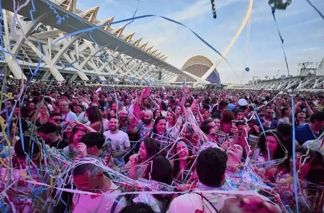people gathering on a concert